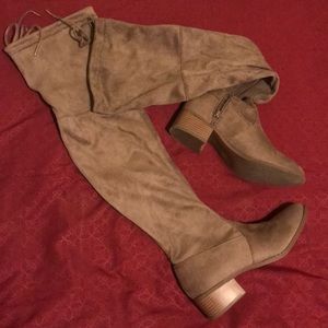 Over the knee boots.